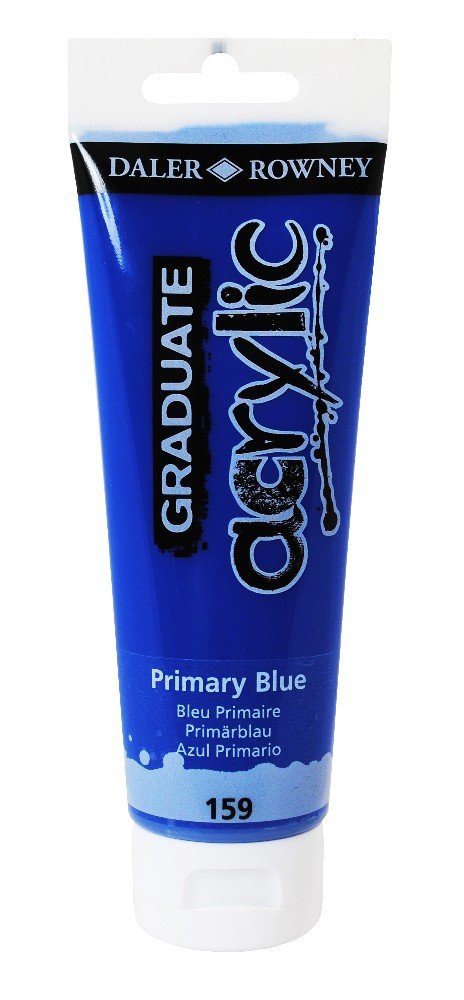 Akrylfärg Graduate 120 ml - Primary Blue - Akrylfärger, Konstnärsfärger