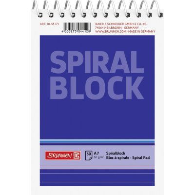 Spiralblokk - A7 (50 sider)