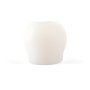 Ljusform i silikon - R�fflad kula � 8,6 cm