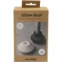 Silikonform Riflete lysholdere 4 og 5,5 cm 2-pakning - Gjennomsiktig Silikonform Riflete lysholdere 4 og 5,5 cm 2-pakning - Gjennomsiktig