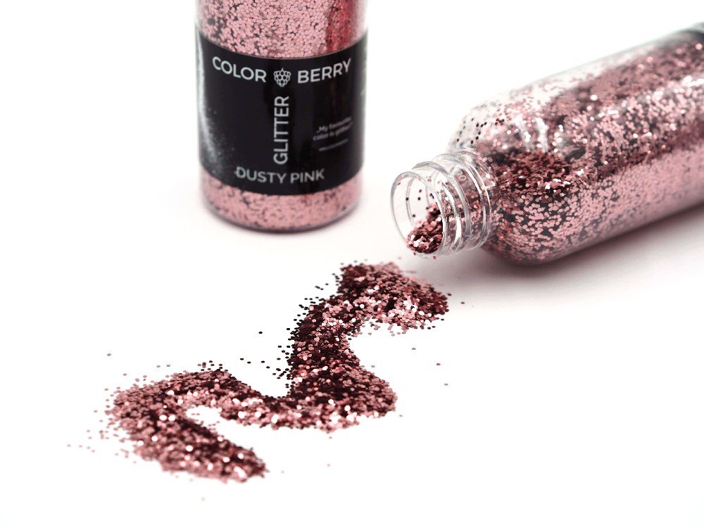 Glitter Dusty til harpiks - Pink Chunky - Harpiks, Støbning, Støbning, Hobbymateriale, Håndværk