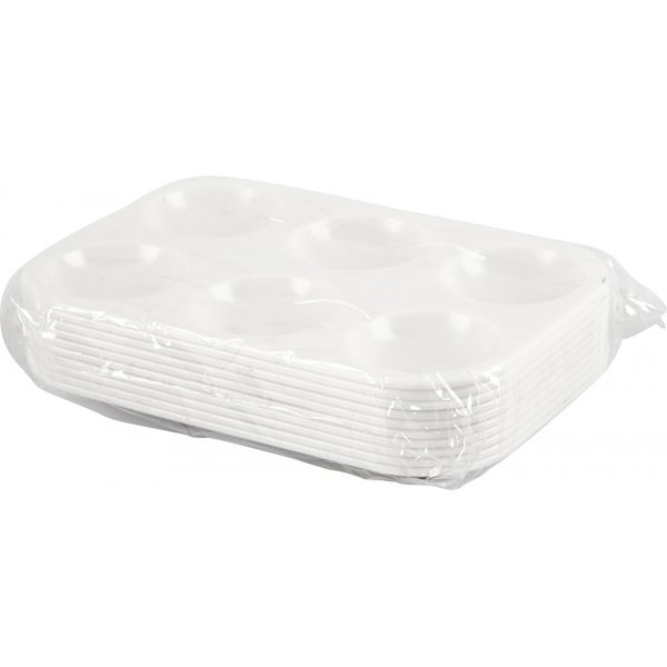 Palett - vit - 13 x 8,5 cm - 10 st Palett - vit - 13 x 8,5 cm - 10 st