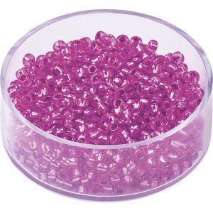 Glasp�rlor 2,5 mm, 13 g, orkid�