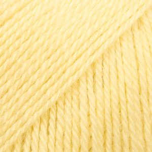 DROPS Flora Uni Colour garn 50g - Lemonad (26)