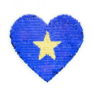 Paljettmrke Vndbart - Liitle Heart Stars