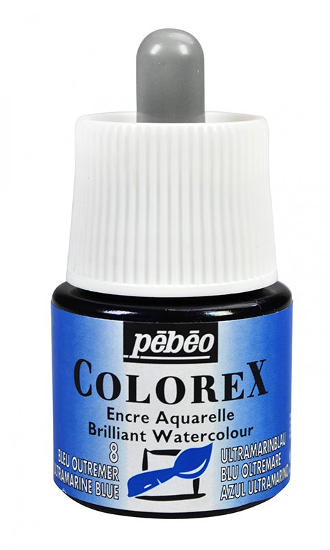Marker - Pebeo Colorex - Ultramarinblå - Tusch & Blæk, Kunstnerfarver