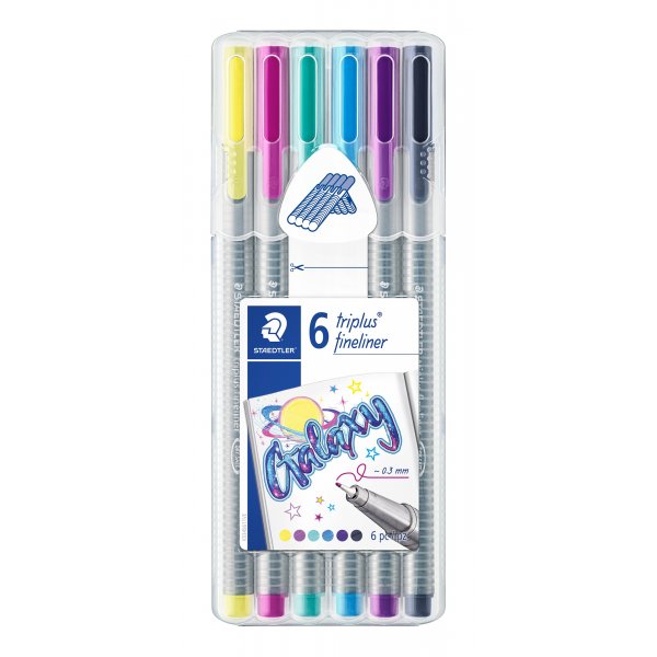 Fineliners Triplus 0,3 mm Galaxy - 6-pak