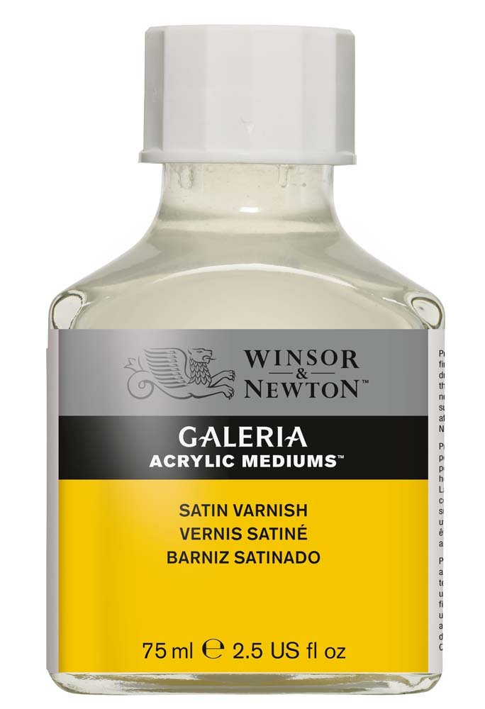 Akrylfernissa W&N Galeria - Sidenmatt 75 ml - Akrylfernissa, Hobbylack, Fernissa & målarmedier