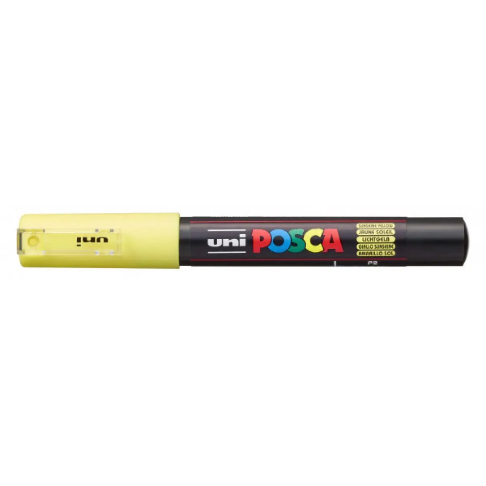 Uni Posca Marker PC-1MC - Sunshine Yellow - Posca-penne, Markers, Penne, Penne, kridt & tusch
