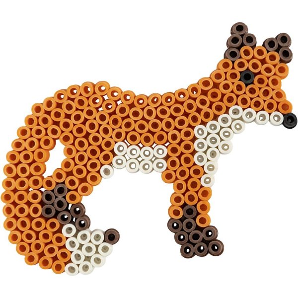 Pärlplatta NABBI BioBeads räv 9,5x13,4 cm medium Pärlplatta NABBI BioBeads räv 9,5x13,4 cm medium