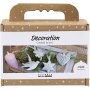 DIY-s�t julepynt s�lvmetal - 8 dele