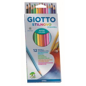 Akvarellblyanter Giotto Stilnovo - 12-pakning