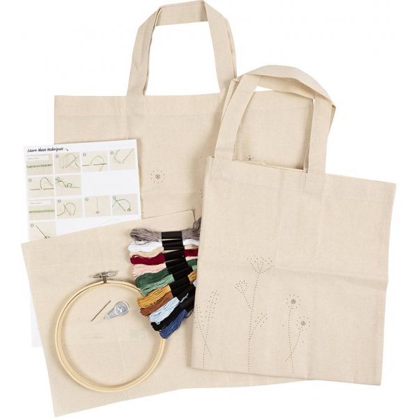 Start DIY Kit Broderi - Blommor Start DIY Kit Broderi - Blommor