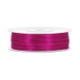 Satinband - Fuchsia - (Bredd: 3 mm) - 50 meter