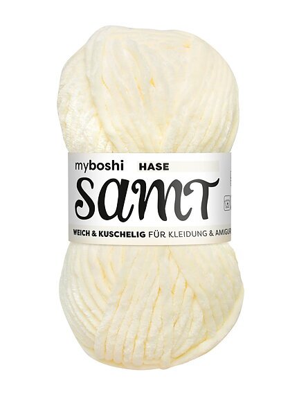 Myboshi Samt - 100 g - Kanin - Myboshi garn, Garn, Strikke, hækle, knytte og væve