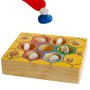 Montessori spel Bikupa med bin i trä 16,5 x 13,5 cm - Inkl. pincett Montessori spel Bikupa med bin i trä 16,5 x 13,5 cm - Inkl. pincett