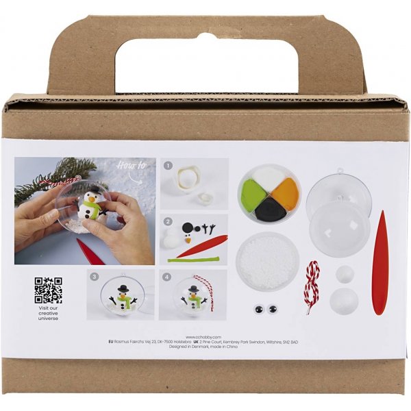 Mini DIY Kit Modellera - Snögubbe Mini DIY Kit Modellera - Snögubbe