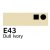 Copic Marker - E43 - Dull Ivory