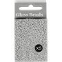 Rocaillepärlor 1,7 mm Ljusgrå 25 g Rocaillepärlor 1,7 mm Ljusgrå 25 g
