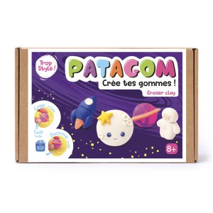 Patagom-kit med rymdtema för suddgummin Patagom-kit med rymdtema för suddgummin