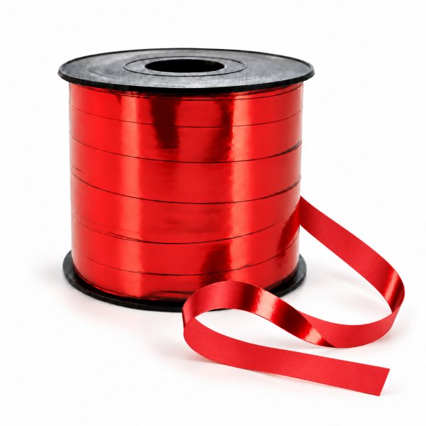 Gavesnor - R�d metallisk - Mat - 10 mm x 50 m