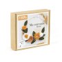 Pysselkit i filt � blomsterkrans