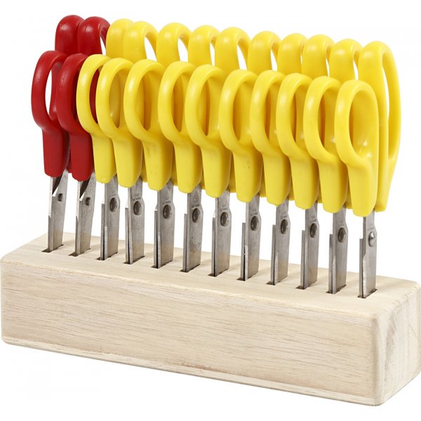 Barnsax - rund spets - 12,5 cm - 12 st Barnsax - rund spets - 12,5 cm - 12 st