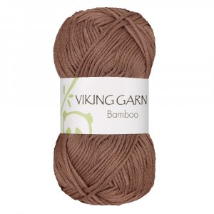 Viking garn Bamboo 50g - Ljusbrun (619)