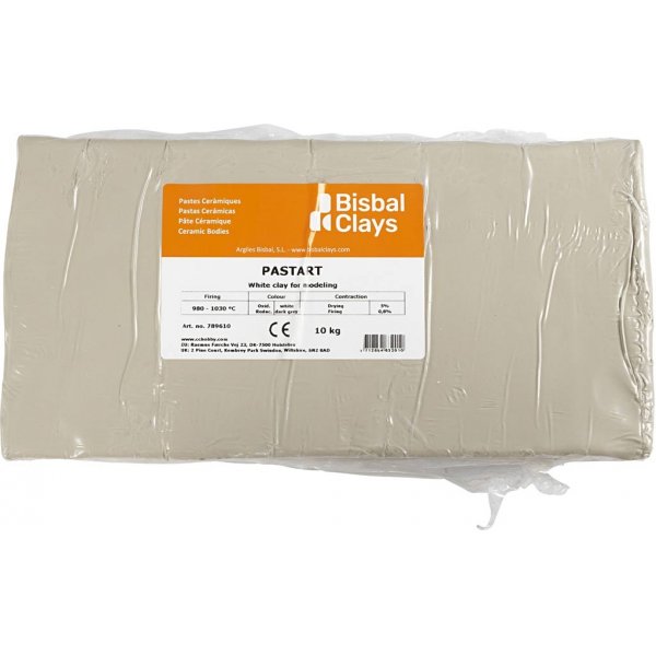 Vit lera - 10 kg Vit lera - 10 kg