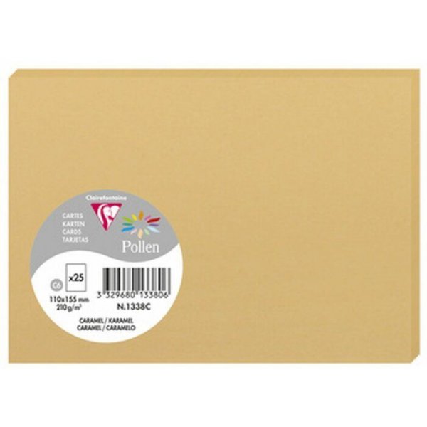 Pollen Dubbelkort 111x158 - 25-pack - Karamell
