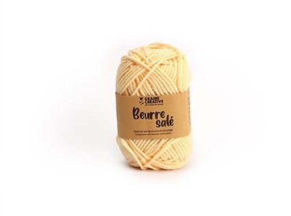 Ljusgul amigurumi bomullsgarn 27 g - ca 55 m Ljusgul amigurumi bomullsgarn 27 g - ca 55 m