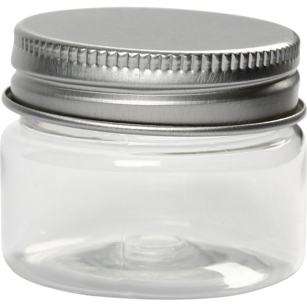 Plastburk med lock - 35 ml - 10 st Plastburk med lock - 35 ml - 10 st