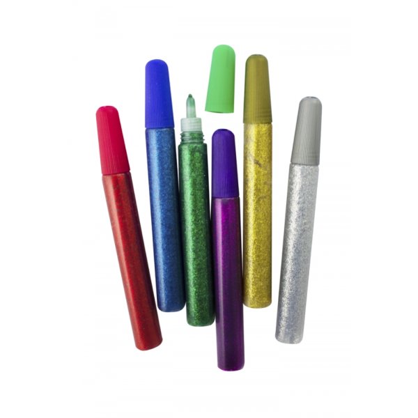 Glitterlim Sense - 6 f�rger