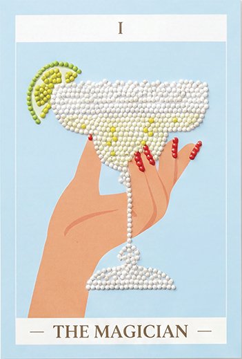 Diamond painting Happy Hour - Tarot, 3 kort