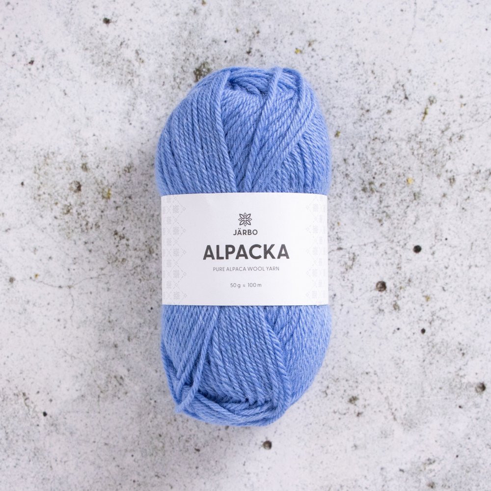 Alpaca - Blå Styrbord - Järbo Alpaca, Alpakkagarn, Garn, Strikke, hækle, knytte og væve