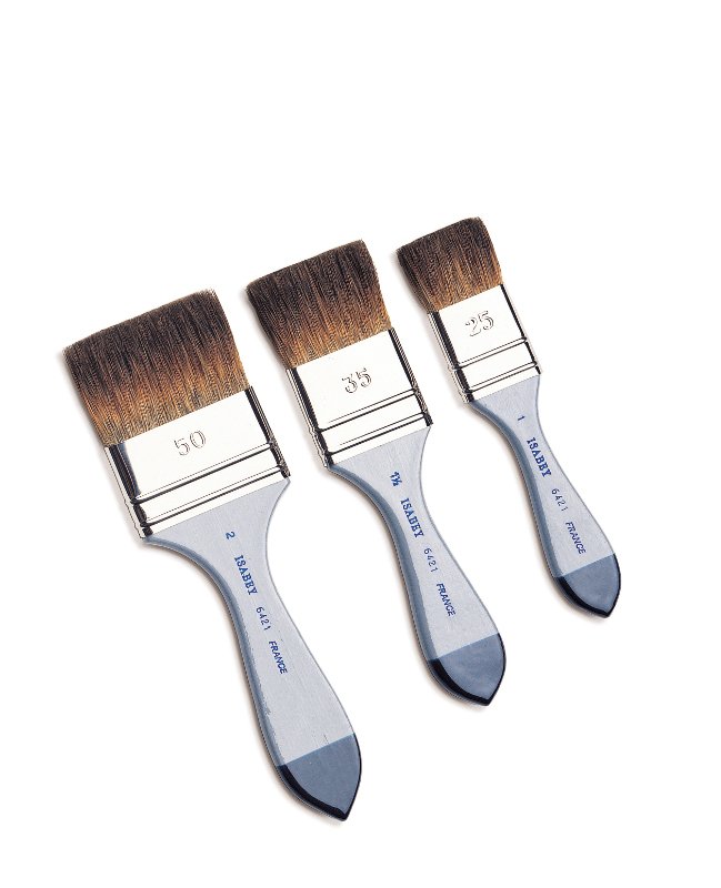 Ekorrhårspensel Isabey Moddlare 6421 35mm - Akvarellpenslar, Penslar