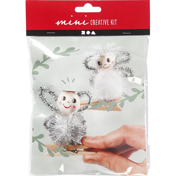 Mini DIY Kit - ängel på klämma Mini DIY Kit - ängel på klämma