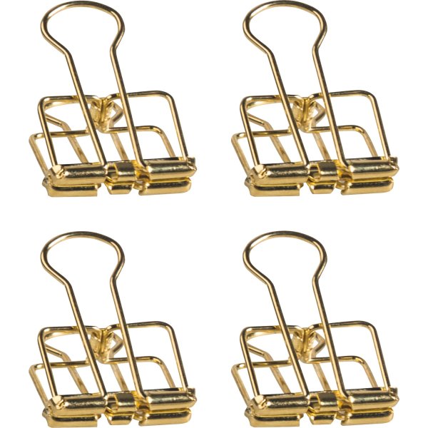 Guldkl�mmor f�r st�ngning och dekoration 8-pack
