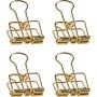 Guldkl�mmor f�r st�ngning och dekoration 8-pack