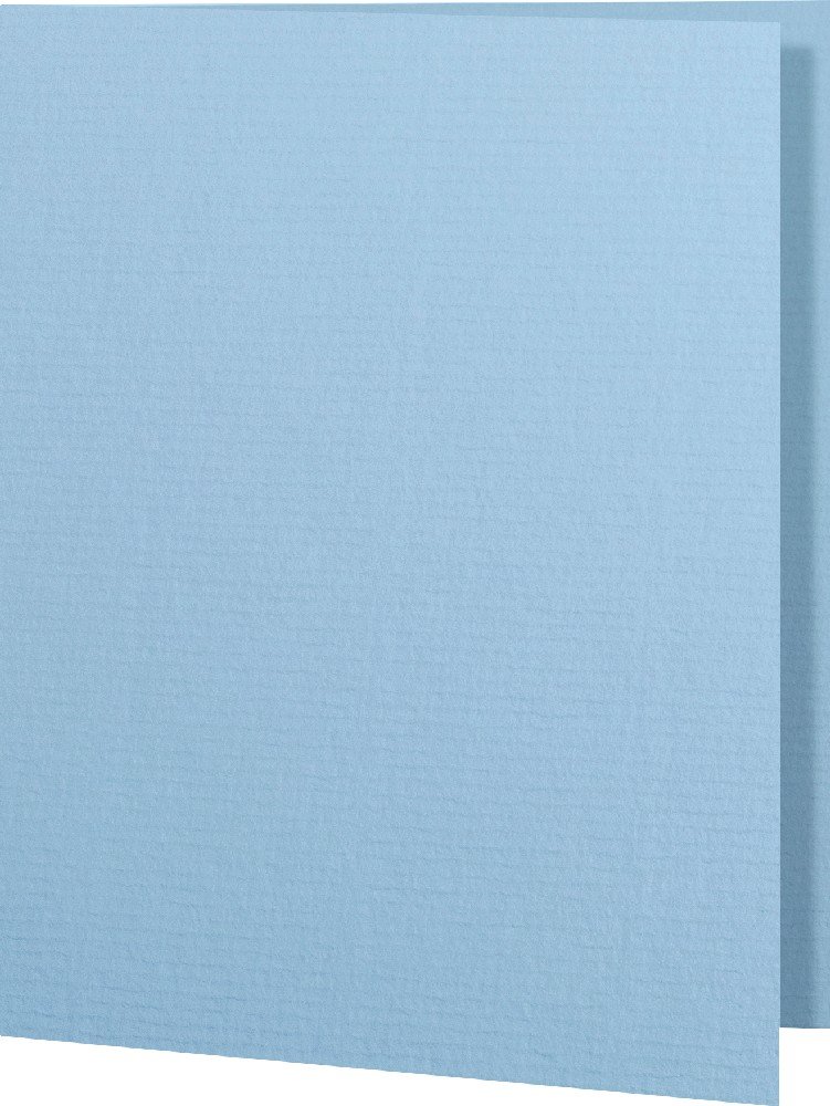 Papperix A7 kort Dobbelt Stående - 5-pak - Lyseblå - 74x105 mm (A7), Kort, Kort & kuvert, Scrapbooking, Håndværk