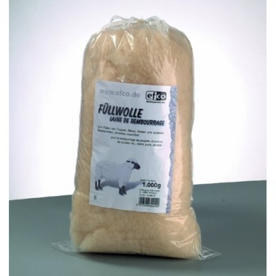 Fyllingsull - lett naturlig 250 g ren merinoull