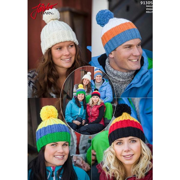 Strikkeopskrift - Sporty huer