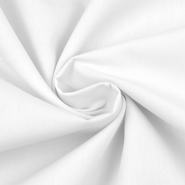Bomullspoplin Fashion Standard 9 – 145 cm - Vit - Bomullspoplin, Bomullstyg, Tyger