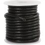 Ldersnre - svart - 3 mm - 5 m