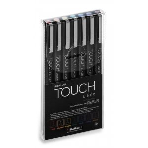 Touch Fineliner 0,1mm - 7 Frger