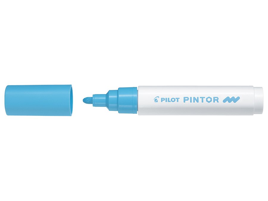 Fiberpenn Pilot Pintor - (Medium) - Pastellblå - Fiberpenner, Penner, Penner, fargestifter og blekk