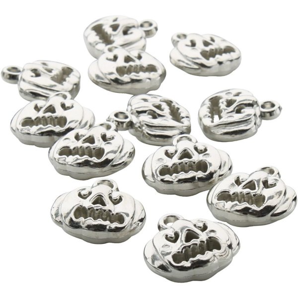 Pumpaberlocker plast metallic-look 16x16 mm ca 50 st Pumpaberlocker plast metallic-look 16x16 mm ca 50 st