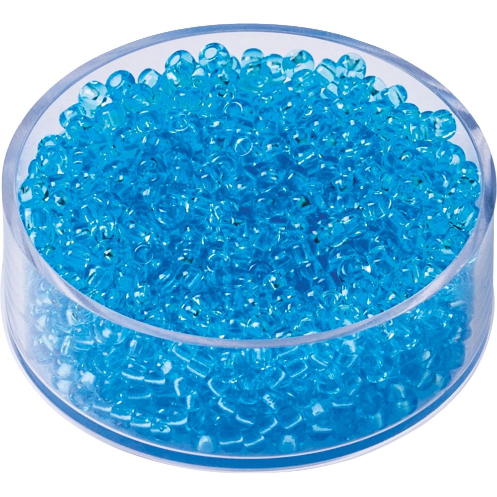 Boheme rocailleperler 2,5 mm 17 g - Himmelblå - Blandinger af rocaillesperler, Rocaillesperler, Håndværk
