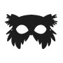 Set med 3 klottermasker - fåglar Set med 3 klottermasker - fåglar