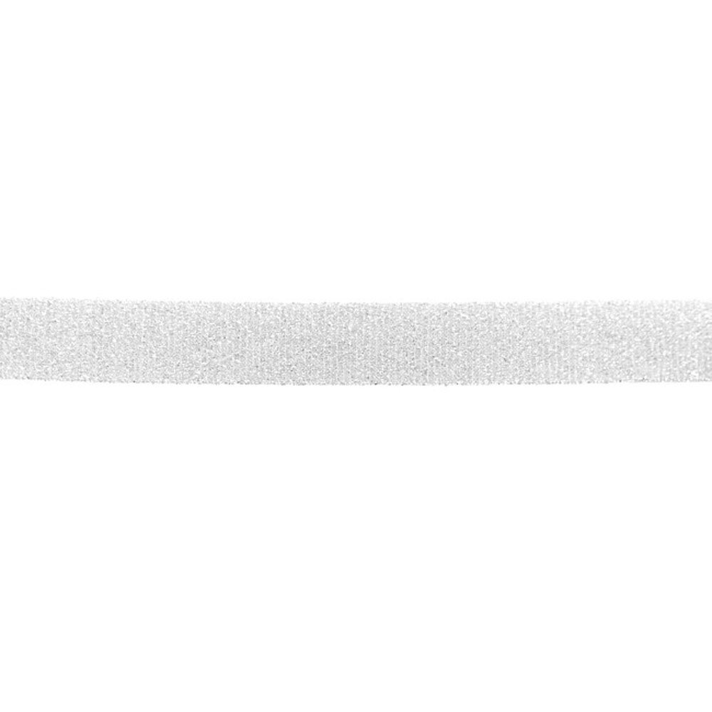 Bias Glitterbånd 2 cm - Hvid - Dekorationsbånd - Øvrige, Bånd & dekorationsbånd, Tekstilbånd & snor